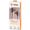 Natec Prati, Angled USB Type C to Type A Cable 1m, Red | Natec | Angled USB Type C to USB Type A | Prati | USB Type C | USB Type