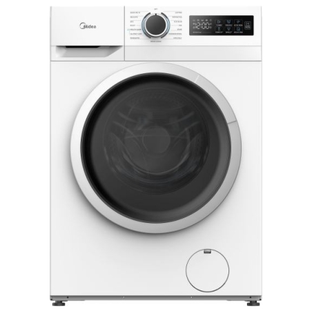 Midea | Washing Machine | MF110W80BA10/W-HR | Energy efficiency class A | Front loading | Washing capacity 8 kg | 1400 RPM | Dep