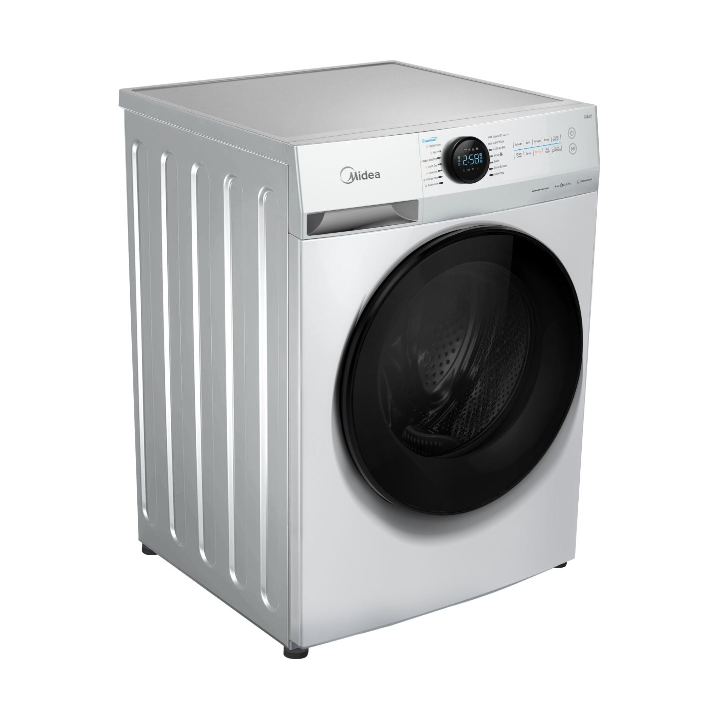 Midea Washing Machine with Dryer | MF200D80WB/W-HR | Energy efficiency class A/E | Front loading | Washing capacity 8 kg | 1400 
