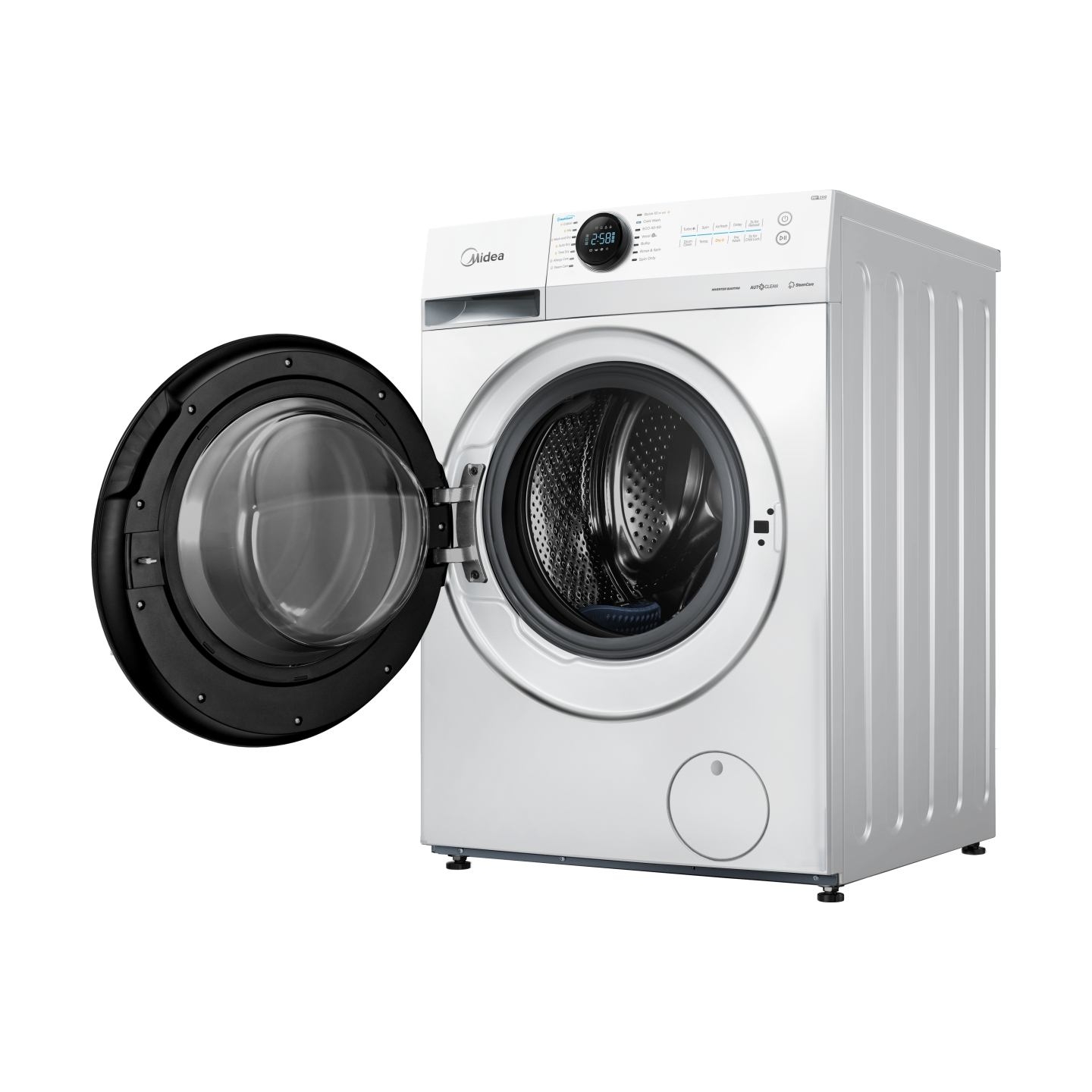 Midea Washing Machine with Dryer | MF200D80WB/W-HR | Energy efficiency class A/E | Front loading | Washing capacity 8 kg | 1400 