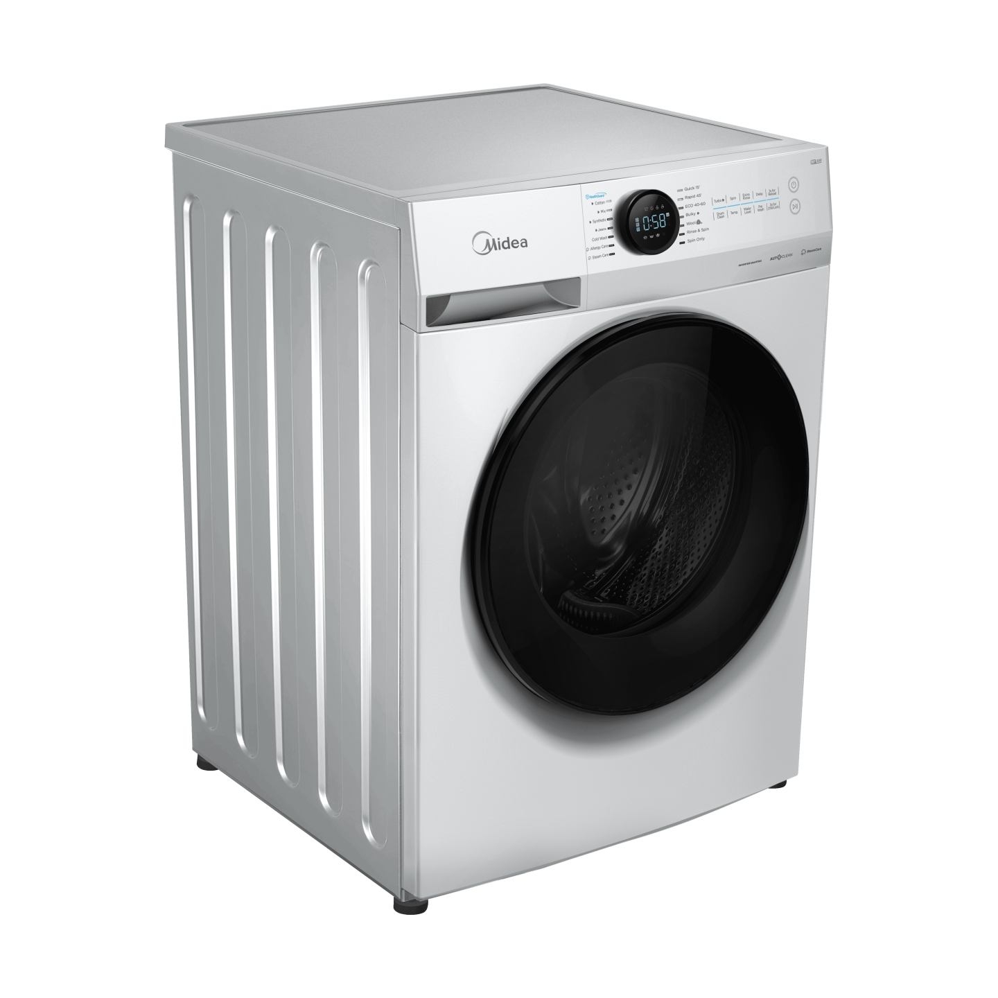 Midea Washing Machine | MF200W80WB/W-HR | Energy efficiency class A | Front loading | Washing capacity 8 kg | 1400 RPM | Depth 4