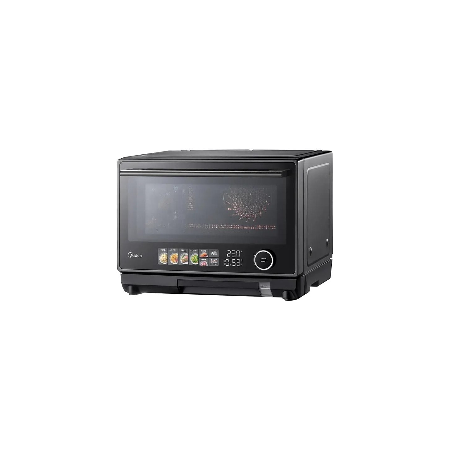 Midea Microwave oven | MSO25H | Free standing | 25 L | 1000 W | Convection | Grill | Black