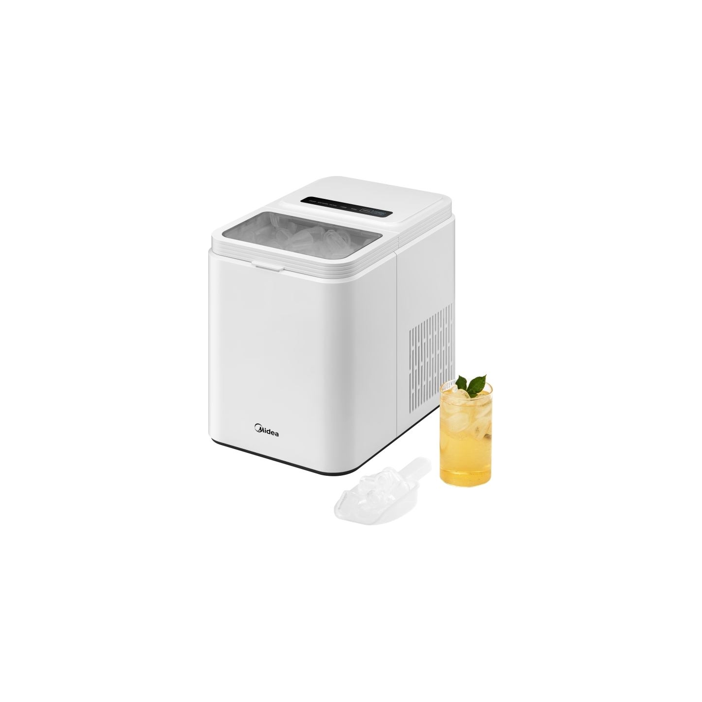 Midea Ice Maker | MERI12BG01EU | Power 180 W | Capacity 1.3 L | White