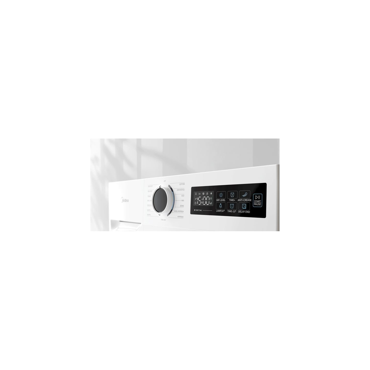 Midea Dryer Machine | MD110H80/W-HR | Energy efficiency class E | Front loading | 8 kg | Heat pump | LED | Depth 60 cm | White