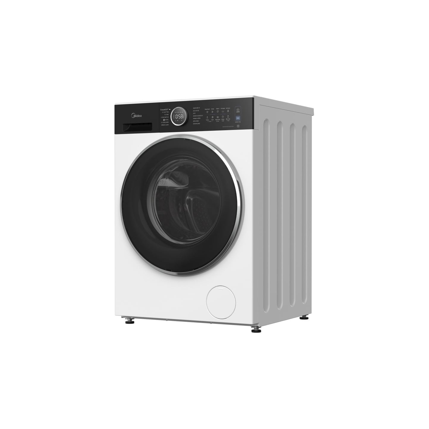 Midea Washing Machine | MF205W80BA30/W-BK | Energy efficiency class A | Front loading | Washing capacity 8 kg | 1400 RPM | Depth