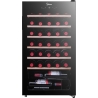 Midea Wine Cooler | MDRW150FGG22W | Energy efficiency class Class G | Free standing | Bottles capacity 34 | Black