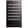 Midea Wine Cooler | MDRW150FGG22W | Energy efficiency class Class G | Free standing | Bottles capacity 34 | Black
