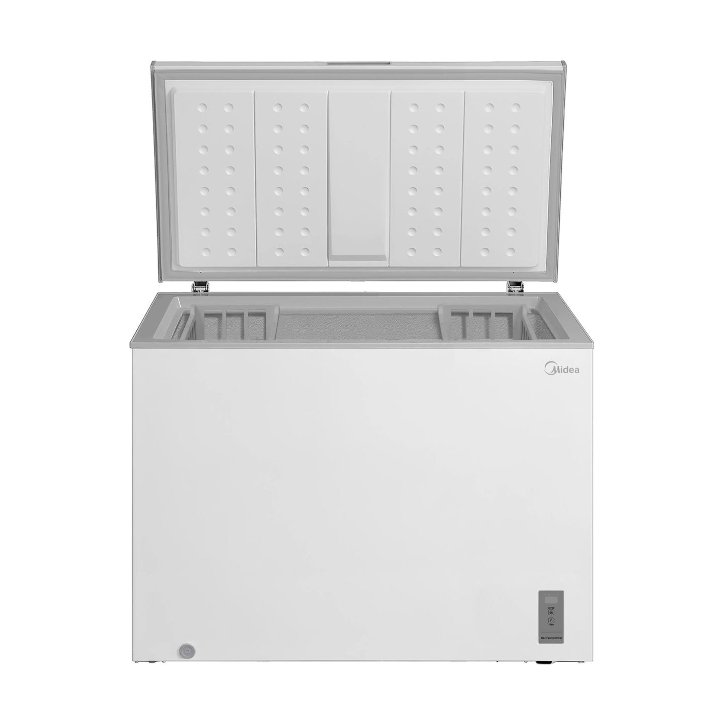 Midea Freezer | MDRC345FZE01 | Energy efficiency class E | Chest | Free standing | Height 85 cm | Total net capacity 249 L | Dis