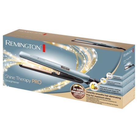 Remington | Hair Straitghtener | S9300 Shine Therapy Pro | Warranty 24 month(s) | Ceramic heating system | Ionic function | Disp