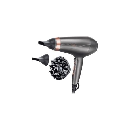 Remington | Hair Dryer | AC8820 | 2200 W | Number of temperature settings 3 | Ionic function | Diffuser nozzle | Silver