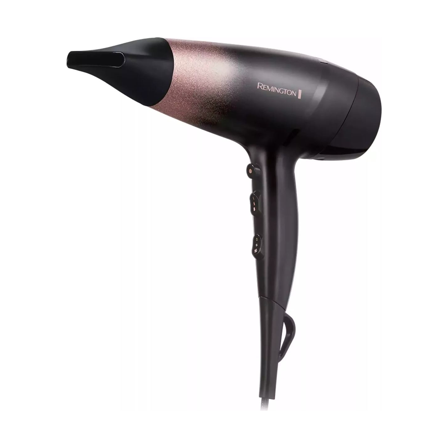 Remington Hair Dryer | D5305 Rose Shimmer | 2200 W | Number of temperature settings 3 | Ionic function | Diffuser nozzle | Black