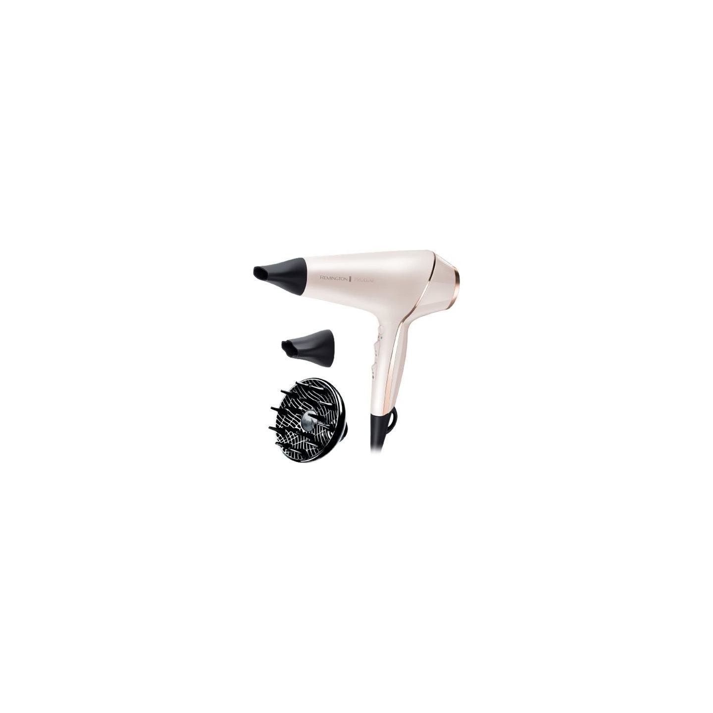 Remington | Hair dryer | ProLuxe AC9140 | 2400 W | Number of temperature settings 3 | Ionic function | Diffuser nozzle | White/G