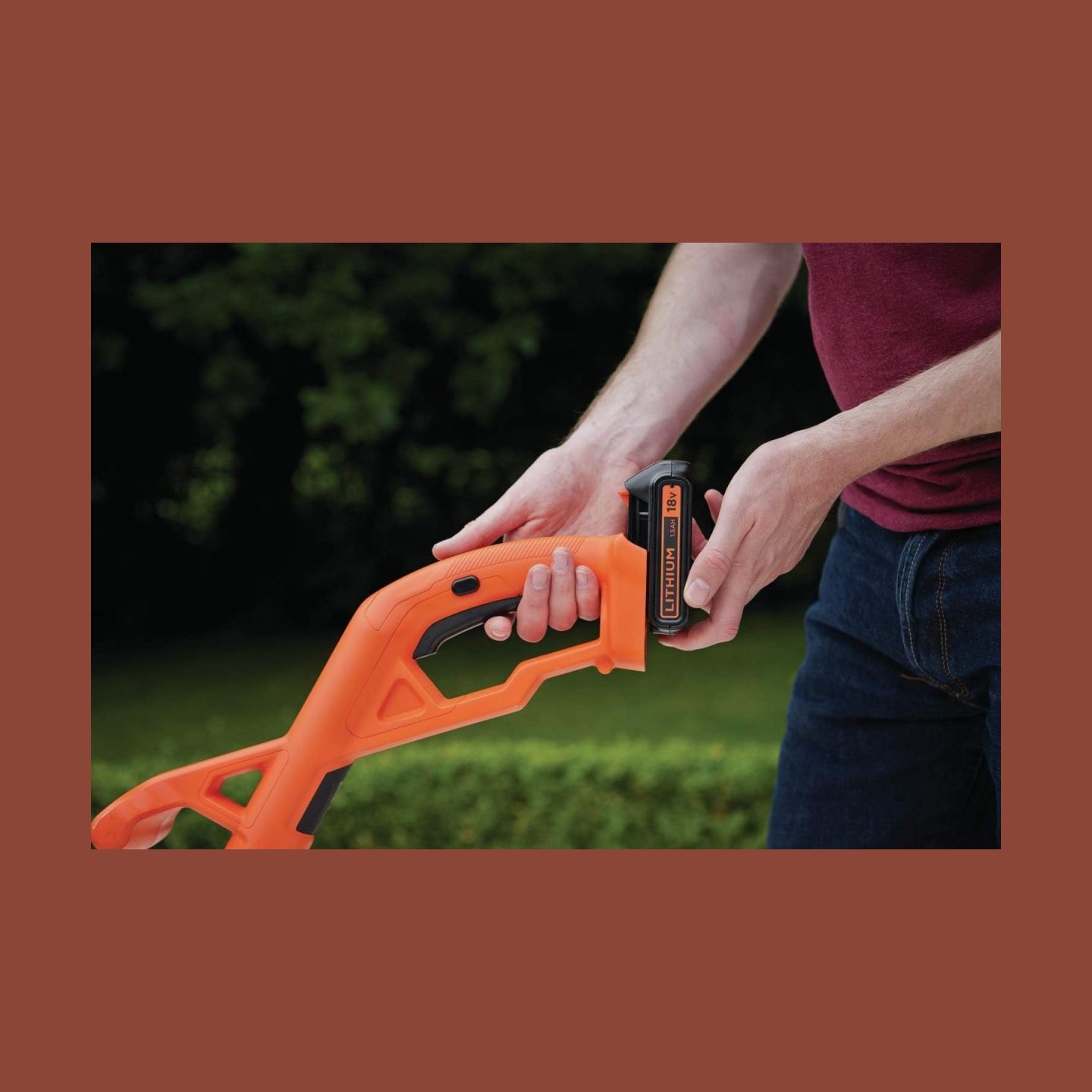 Black & Decker Lawnmower - trimmer ST182320-QW, 18V, 1x2.0 Ah | Cordless