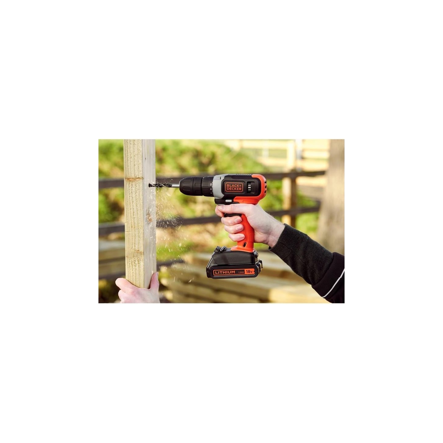 Black & Decker | Cordless Drill Driver | BCD001C1-QW | 18 V | 1.5 Ah | Lithium