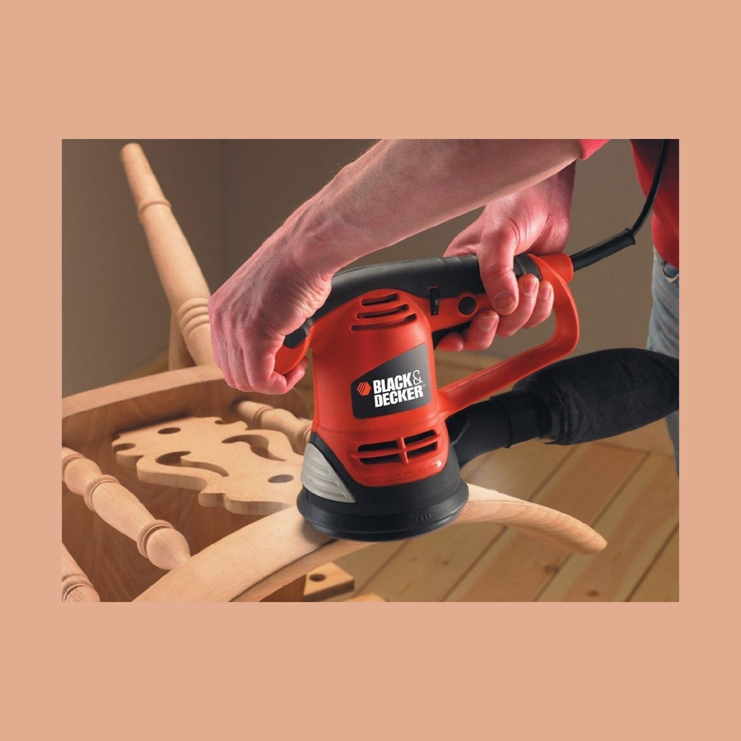 Black & Decker Random Orbital Sander KA191EK-QS | 480 W