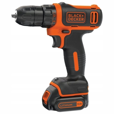 Black & Decker Drill Driver, 10.8 V, 1x1.5 Ah | BDCDD12-QW