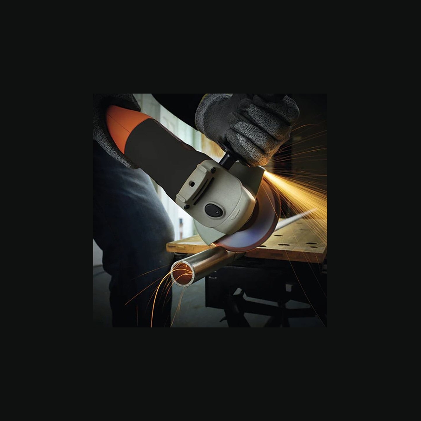 Black & Decker Brushless Angle Grinder | KG1202K-QS | 1200 W | 125 mm
