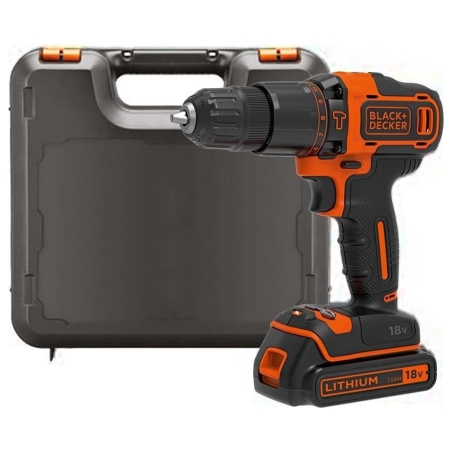Black & Decker Impact driver-drill | BDCHD18K-QW | 18 V | 1.5 Ah | Li-Ion