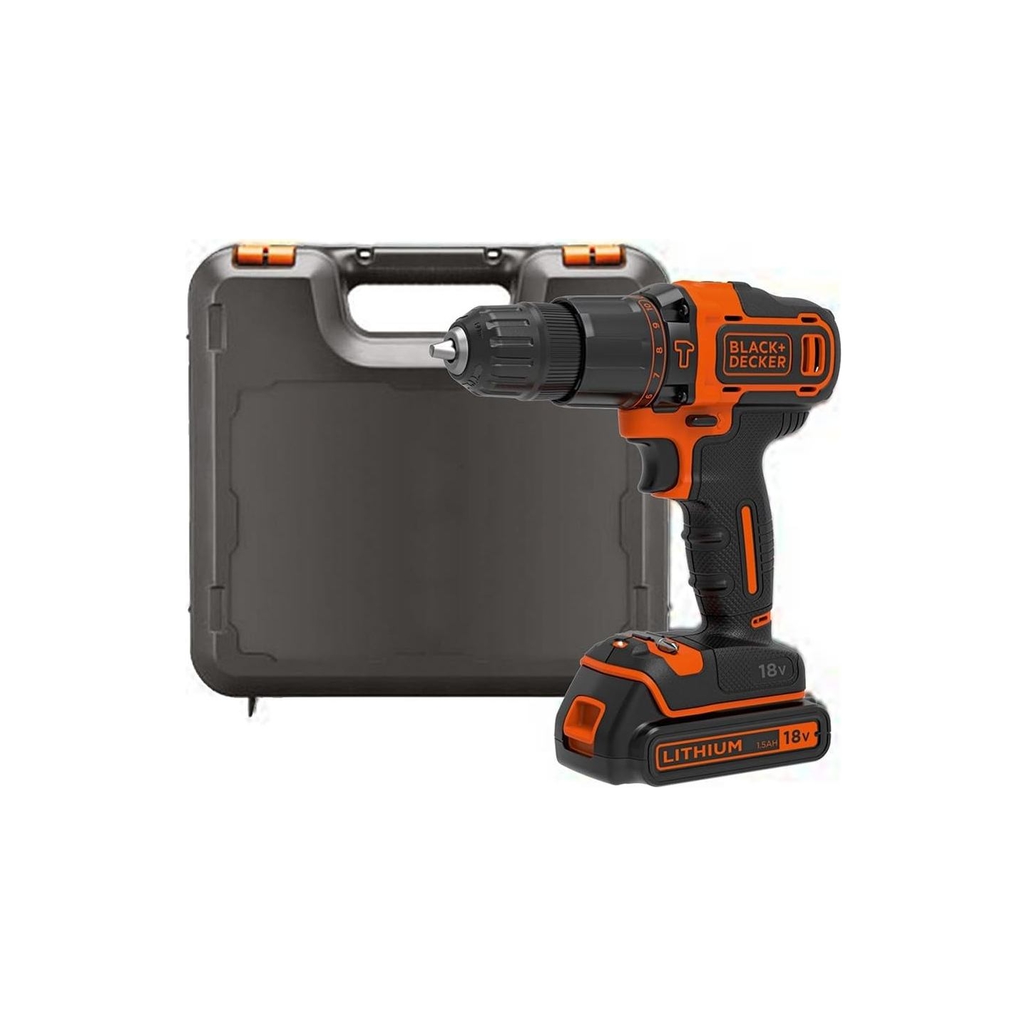 Black & Decker Impact driver-drill | BDCHD18K-QW | 18 V | 1.5 Ah | Li-Ion