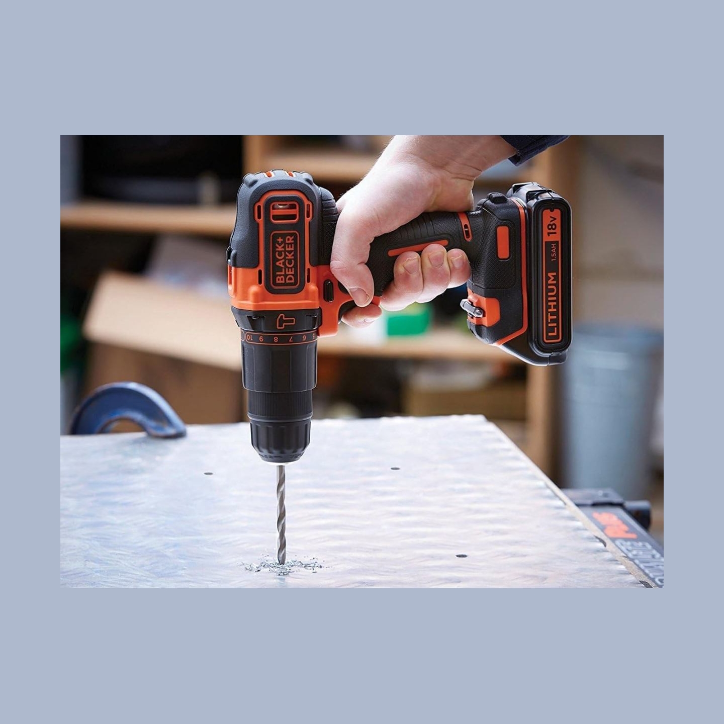 Black & Decker Impact driver-drill | BDCHD18K-QW | 18 V | 1.5 Ah | Li-Ion
