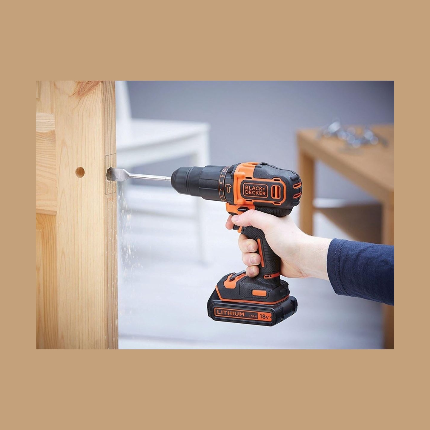 Black & Decker Impact driver-drill | BDCHD18K-QW | 18 V | 1.5 Ah | Li-Ion