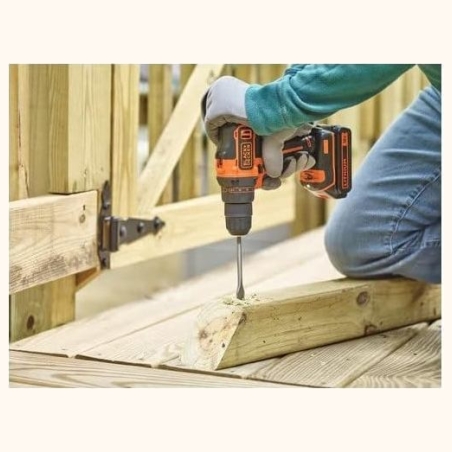 Black & Decker 18V , 2x1.5 Ah Cordless drill driver | BDCDD186KB-QW