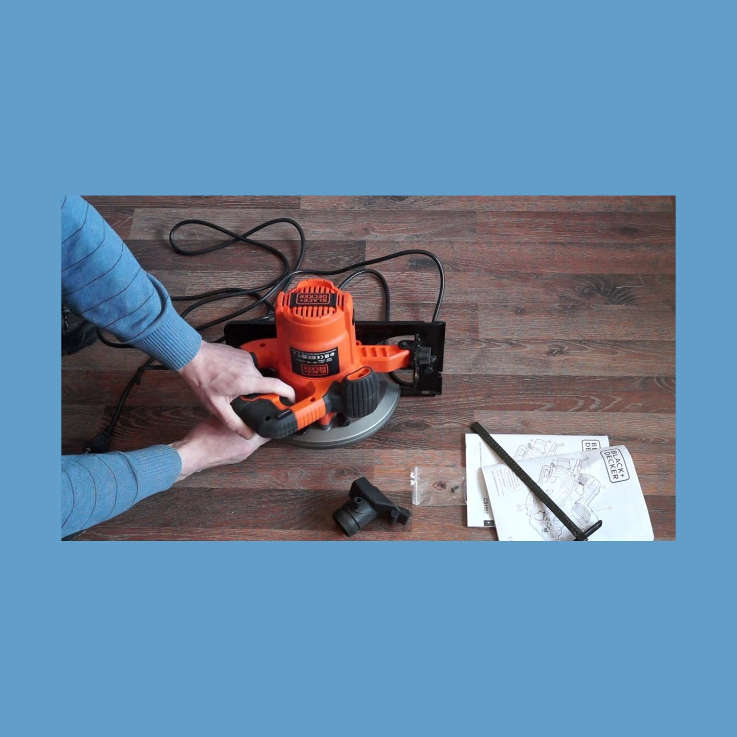 Black & Decker Circular saw | CS1550-QS | 1500 W | 190 mm