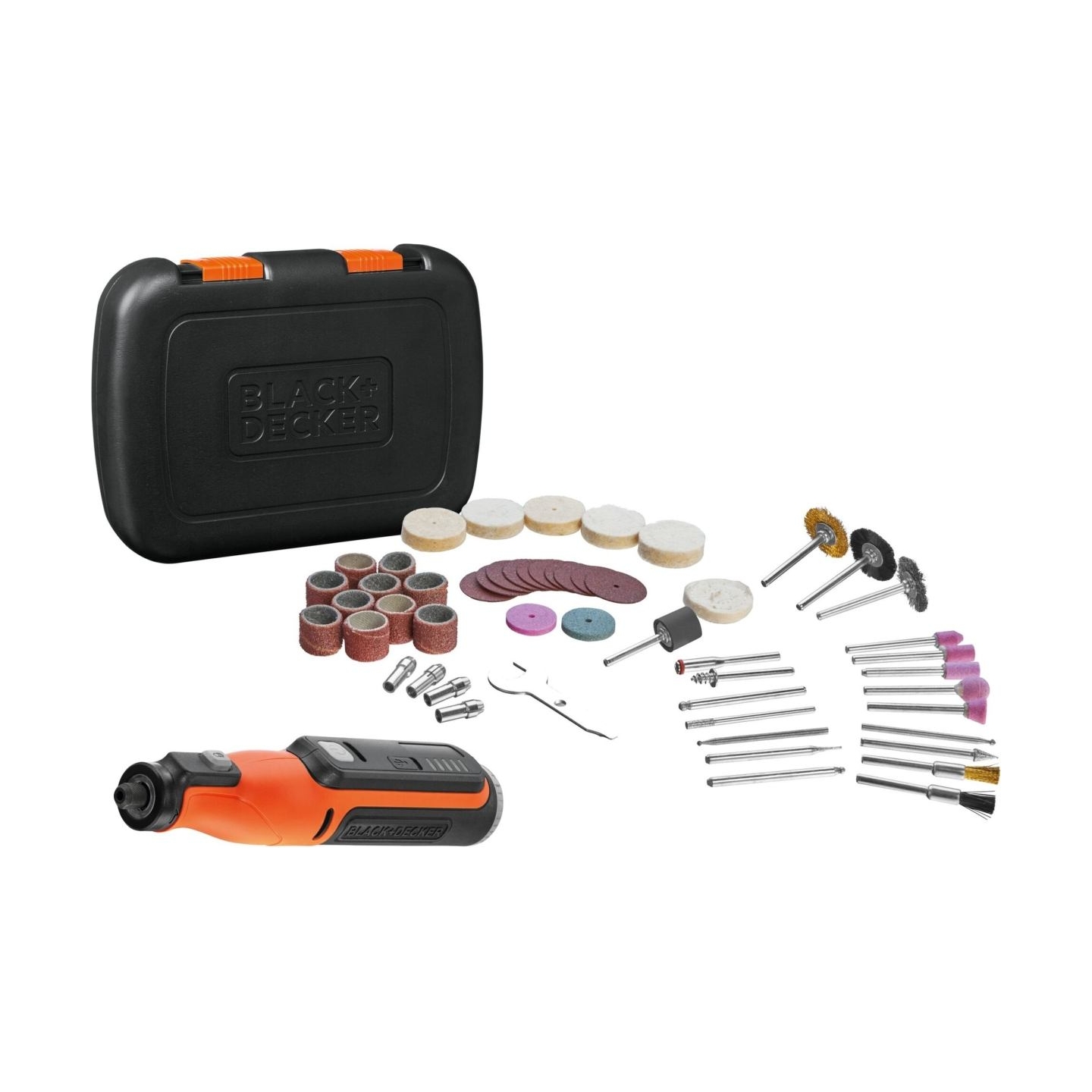 Black & Decker | 8V Cordless Rotary Tool With Kit Box | BCRT8IK-XJ