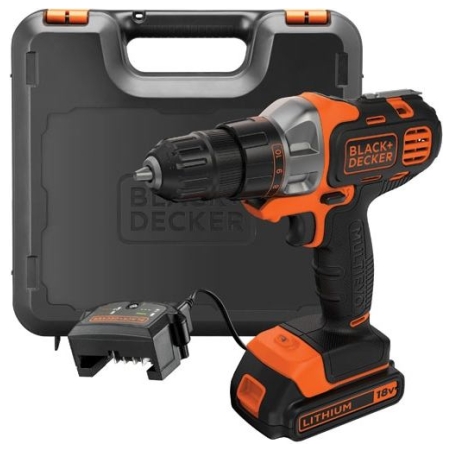 Black & Decker | Cordless Multievo Drill Driver | MT218K-QW | 18 V | 1.5 Ah | Lithium