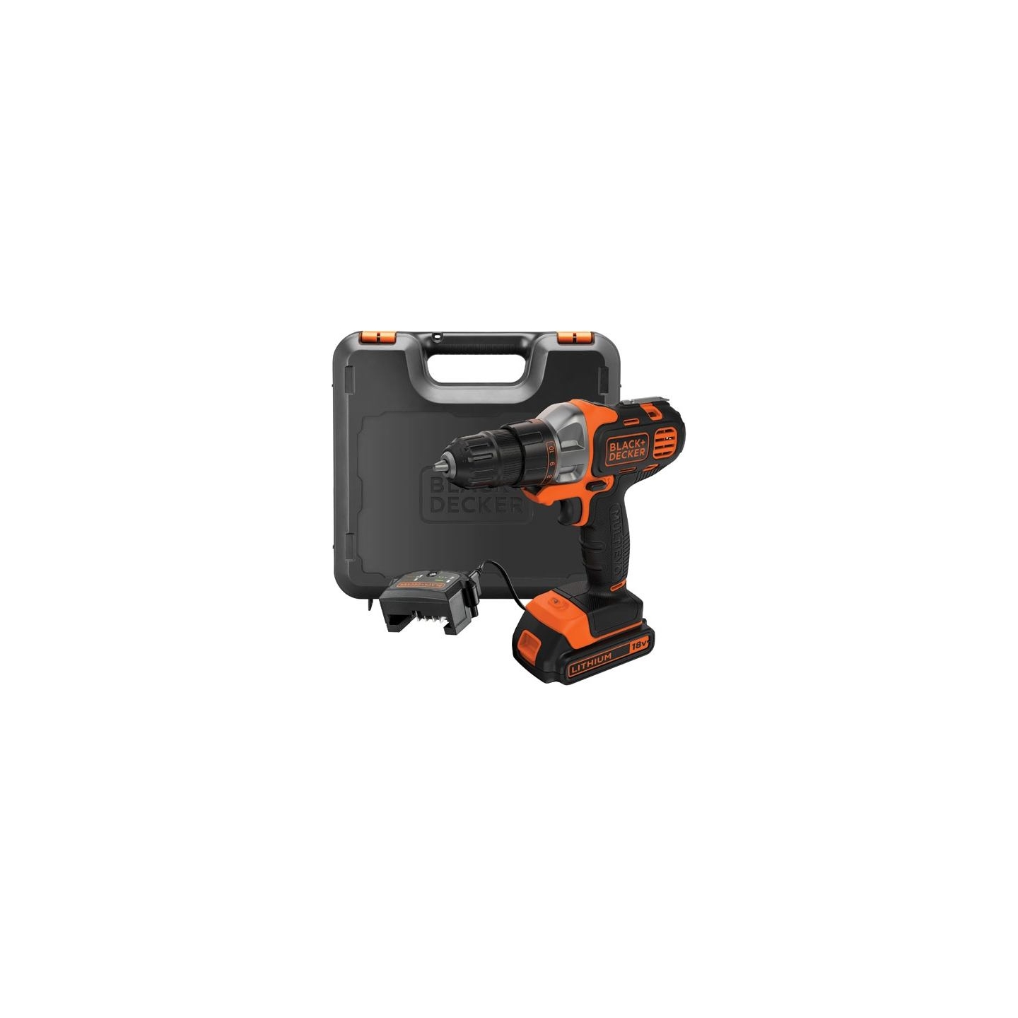Black & Decker | Cordless Multievo Drill Driver | MT218K-QW | 18 V | 1.5 Ah | Lithium