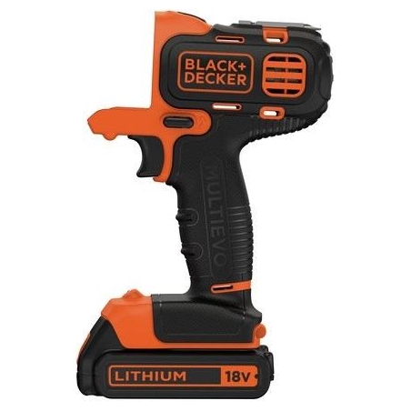 Black & Decker | Cordless Multievo Drill Driver | MT218K-QW | 18 V | 1.5 Ah | Lithium