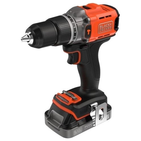 Black & Decker | Cordless Drill Driver | BCD383D1XK-QW | 18 V | 2.0 Ah | Lithium