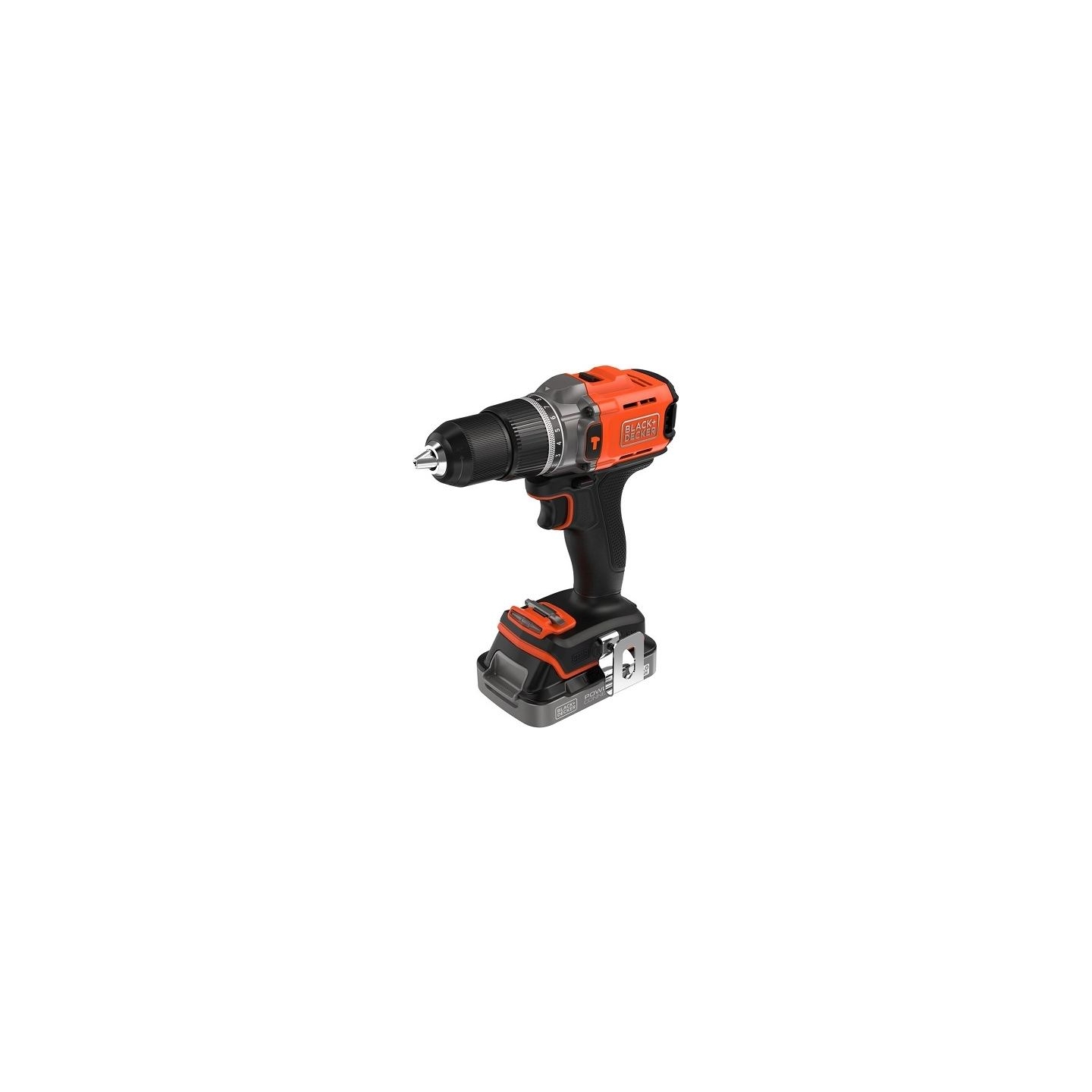 Black & Decker | Cordless Drill Driver | BCD383D1XK-QW | 18 V | 2.0 Ah | Lithium