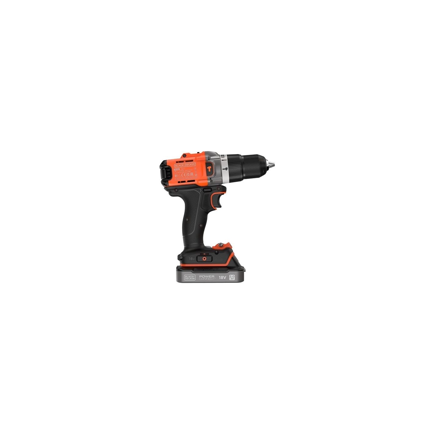 Black & Decker | Cordless Drill Driver | BCD383D1XK-QW | 18 V | 2.0 Ah | Lithium