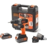 Black & Decker | Cordless Drill/Driver with  2.0 Ah/4.0 Ah Battery | BCD003MEM2K-QW | 18 V | 2.0/4.0 Ah | Lithium