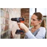Black & Decker | Cordless Drill/Driver with  2.0 Ah/4.0 Ah Battery | BCD003MEM2K-QW | 18 V | 2.0/4.0 Ah | Lithium