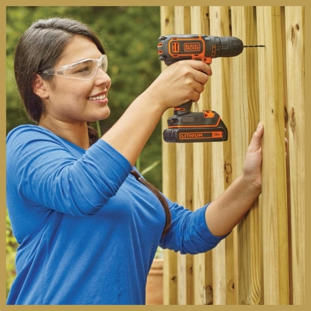Black & Decker Cordless Drill | BDCDC18B-QW | 18 V | 2x 1.5 Ah | Li-Ion