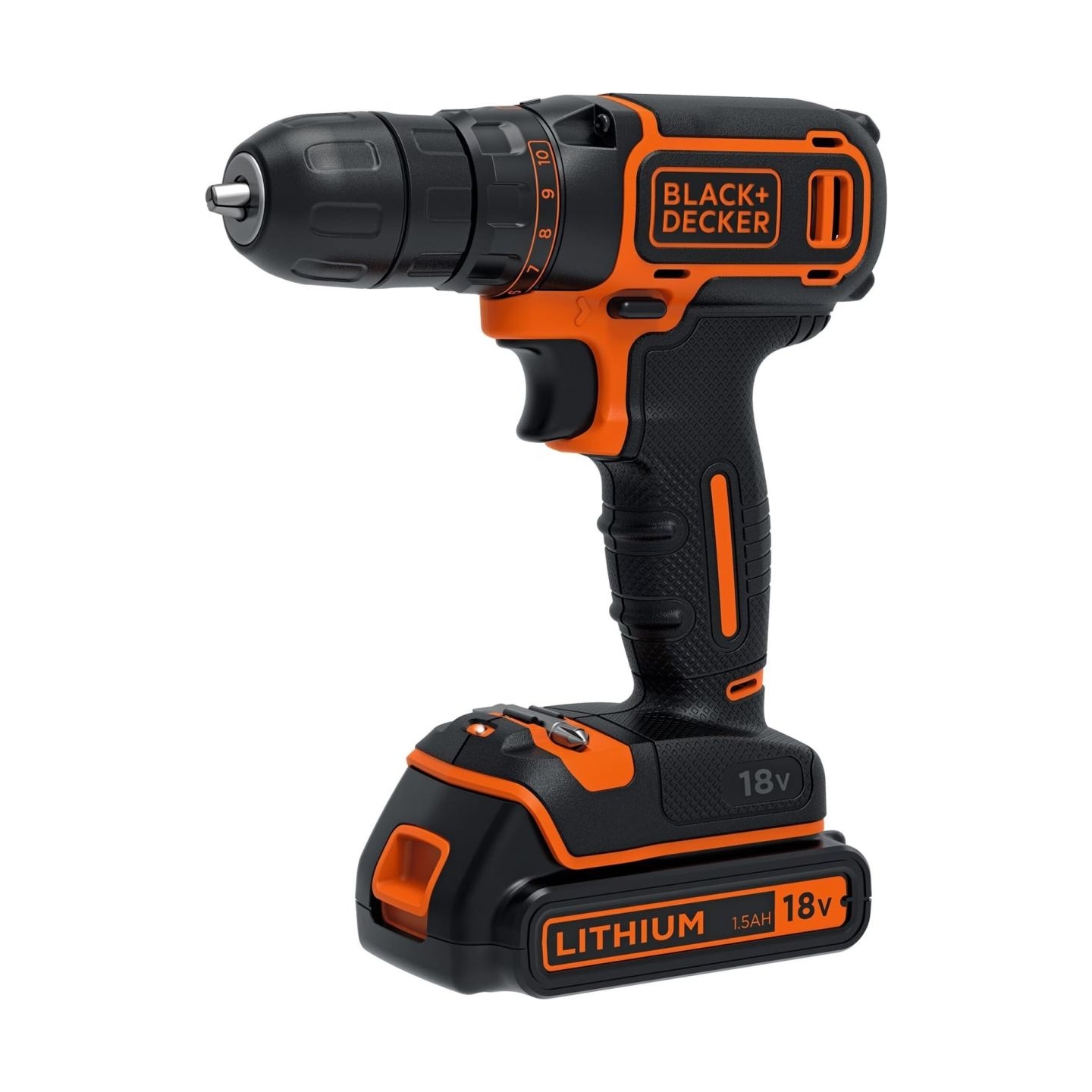 Black & Decker Cordless Drill | BDCDC18B-QW | 18 V | 2x 1.5 Ah | Li-Ion