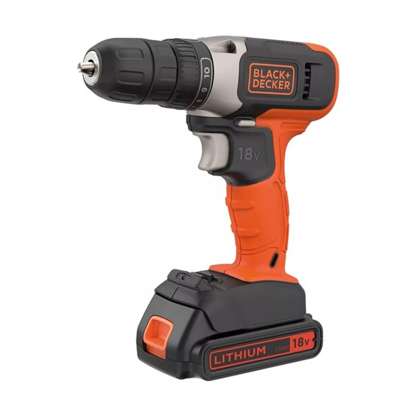 Black & Decker | Cordless Drill Driver | BCD001C2-QW | 18 V | 2x1.5 Ah | Lithium