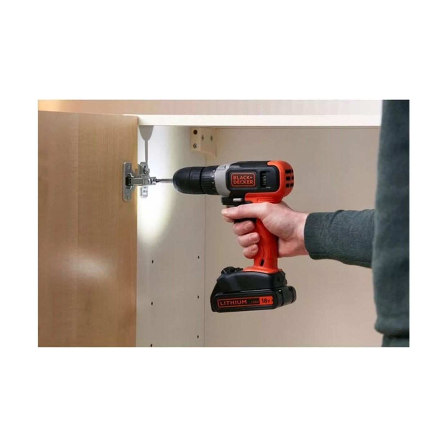 Black & Decker | Cordless Drill Driver | BCD001C2-QW | 18 V | 2x1.5 Ah | Lithium