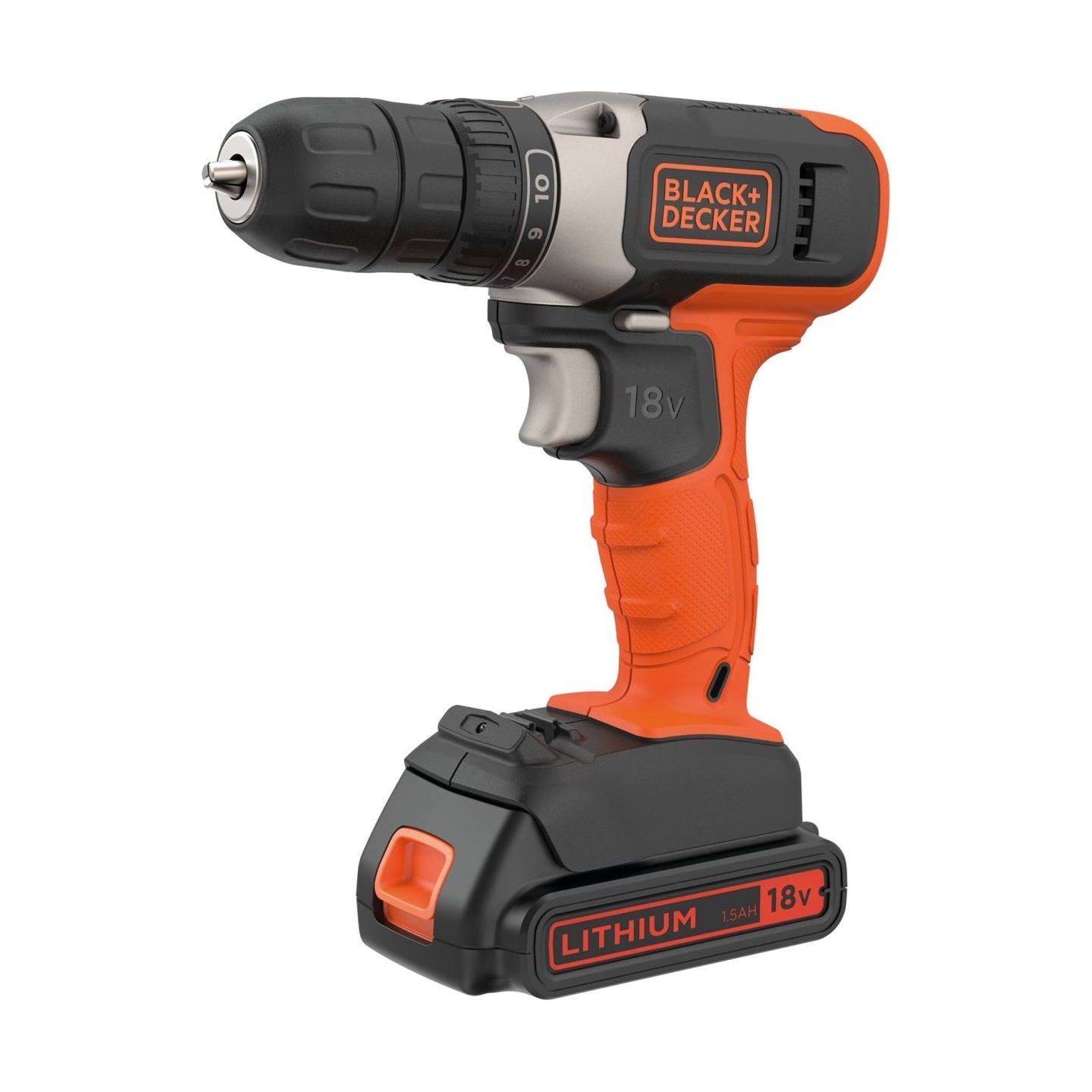 Black & Decker | Cordless Drill Driver | BCD001C2-QW | 18 V | 2x1.5 Ah | Lithium