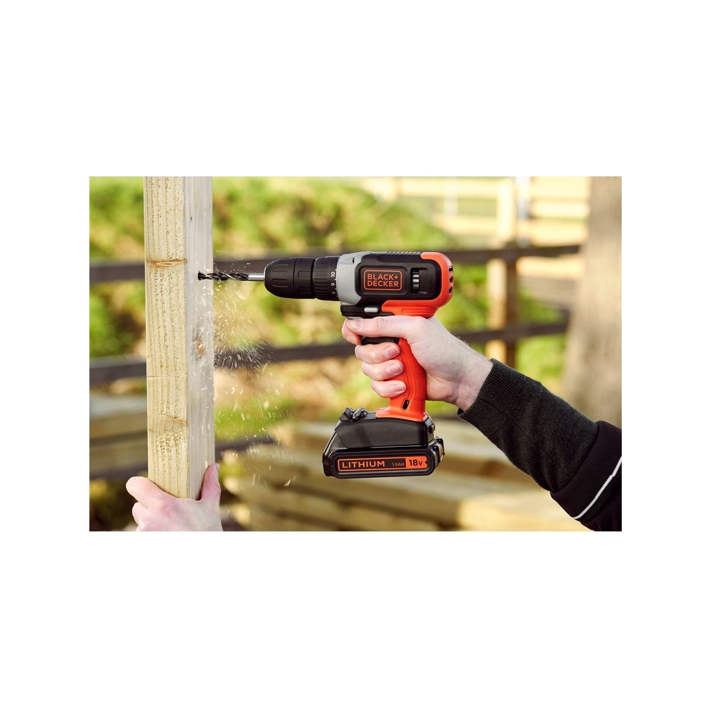 Black & Decker | Cordless Drill Driver | BCD001C2-QW | 18 V | 2x1.5 Ah | Lithium