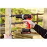 Black & Decker | Cordless Drill Driver | BCD001C2-QW | 18 V | 2x1.5 Ah | Lithium