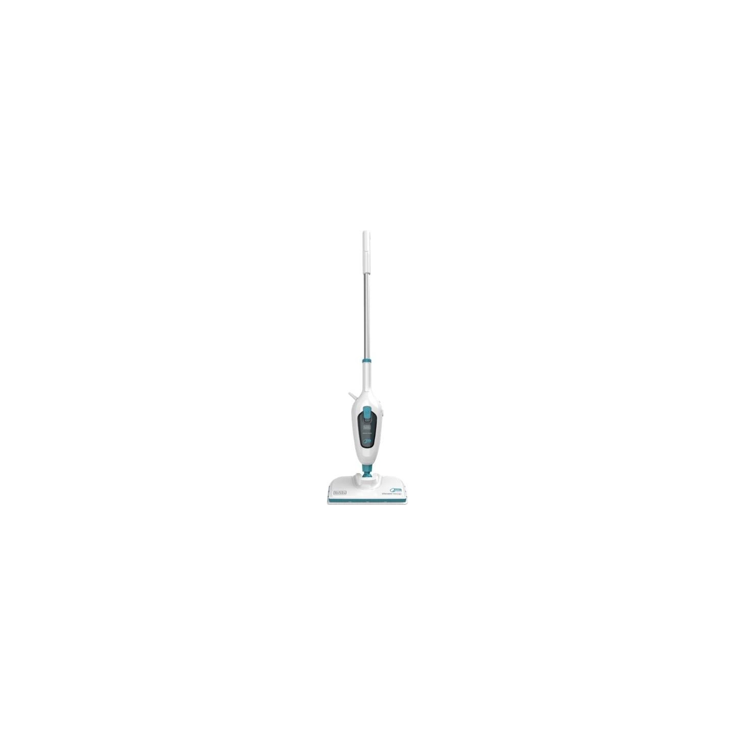 Black & Decker Steam mop | FSM13E1-QS | Power 1300 W | Water tank capacity 0.38 L | White