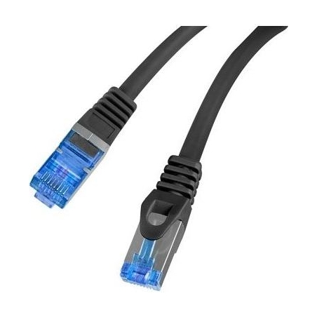Lanberg | Patch Cord cat. 6 FTP | PCF6A-10CC-0025-BK | S/FTP | S/FTP shielding type – Aluminium braid on wire and each pair foil