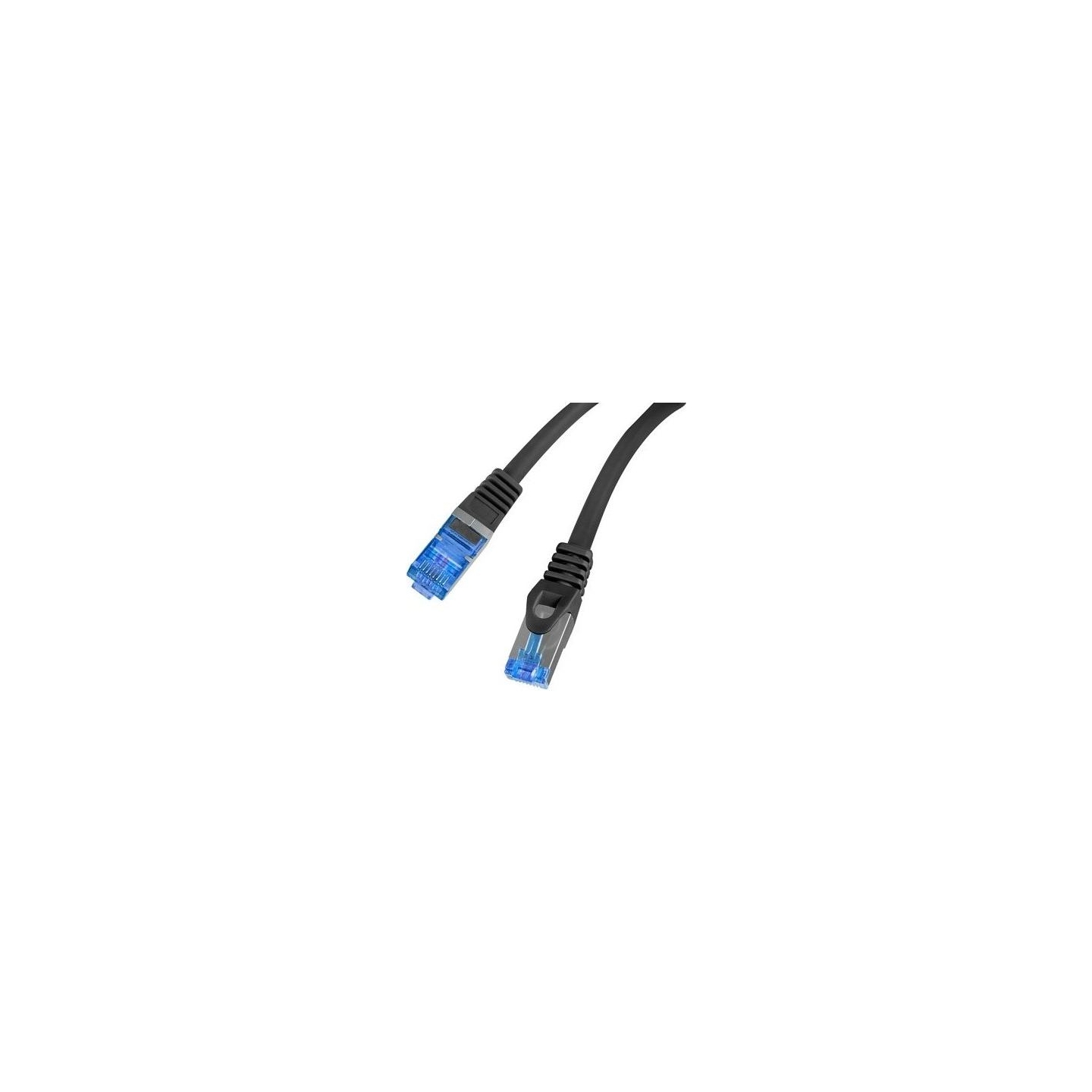 Lanberg | Patch Cord cat. 6 FTP | PCF6A-10CC-0025-BK | S/FTP | S/FTP shielding type – Aluminium braid on wire and each pair foil