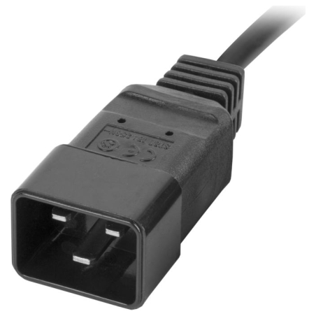 Lanberg Power Distribution unit (PDU) 19" 1U 16A 2M 4x C19 6x IEC C13 Sockets C20 | PDU-04I1906I-0200-C20-BK