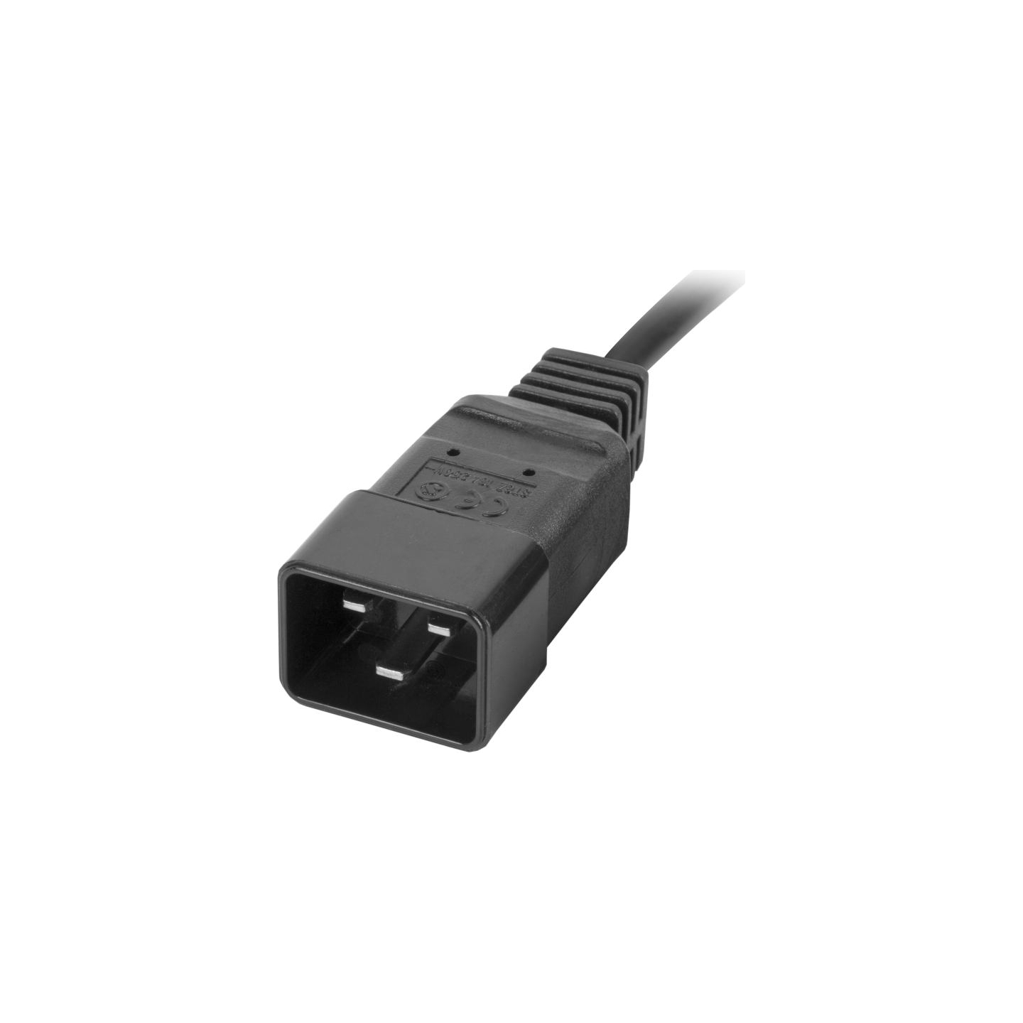 Lanberg Power Distribution unit (PDU) 19" 1U 16A 2M 4x C19 6x IEC C13 Sockets C20 | PDU-04I1906I-0200-C20-BK
