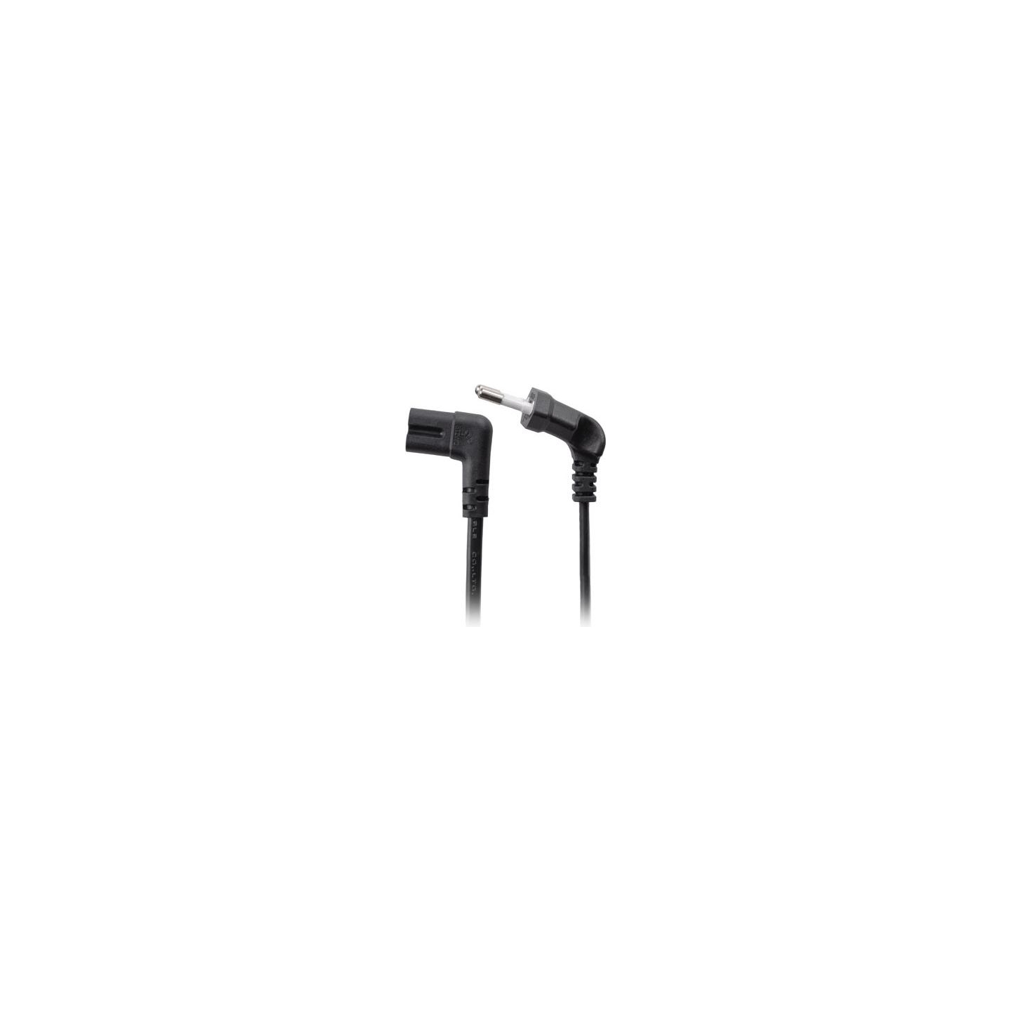 Lanberg CEE 7/16 to EC 320 C7 Euro (radio) power cord 1.8m angled VDE | CA-C7CA-12CC-0018-BK