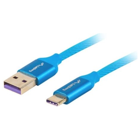 Lanberg | Cable | CA-USBO-21CU-0010-BL | USB-A to USB-C